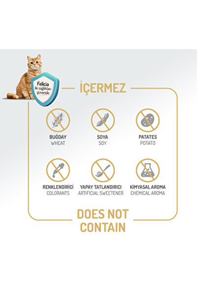 Felicia Kolajen Destekli Hipoalerjenik Somonlu Yetişkin Kedi Maması 5KG