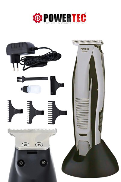 POWERTEC TR-1058 Saç Sakal Ense Vücut Tıraş Makinesi