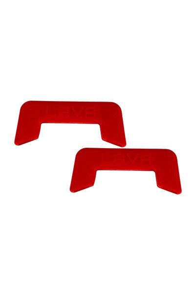 Lava مقبض سيليكون أحمر (مجموعة واحدة تحتوي على 2 قطعة)