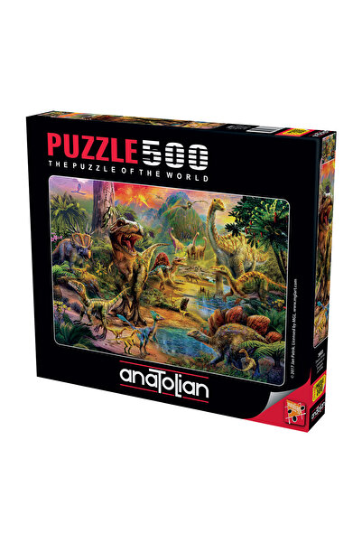 Anatolian Puzzle 500 Parça Yapboz Puzzle - Dinozor Krallığı 3603