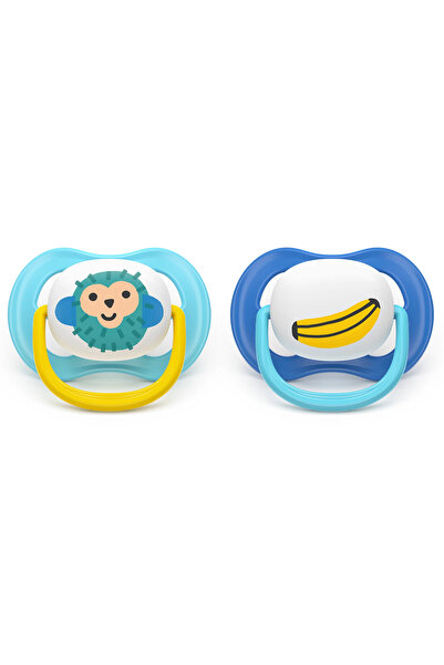 Philips Avent Ultra Air - Set of 2 Orthodontic BPA-free Pacifiers, 6–18 month...