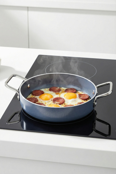 Taç Sera Feel Ceramic Fireproof Non-Stick Pan 22 cm / Gray