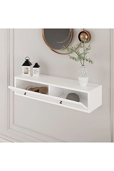 Home Mandosi mobilya 2 Kapaklı Beyaz Dresuar 90 cm