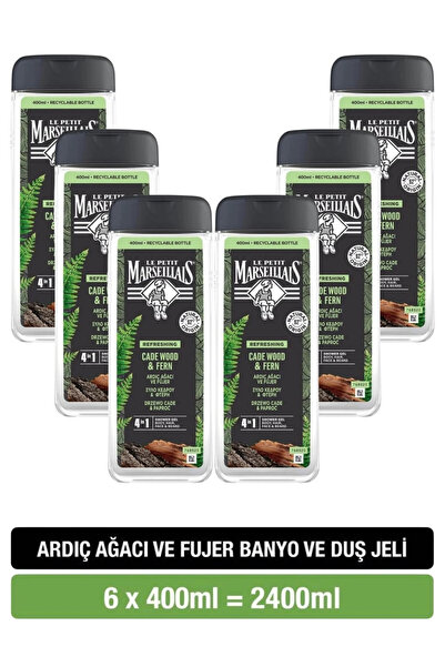 Le Petit Marseillais Ardıç Ağacı ve Füjer Duş Jeli 400 ml x6