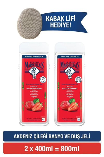 Le Petit Marseillais LPM Akdeniz Çileği 400 ml x2