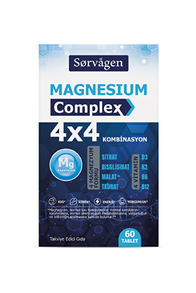 Sorvagen 4x4 MAGNEZYUM COMPLEX - 60 Tablet