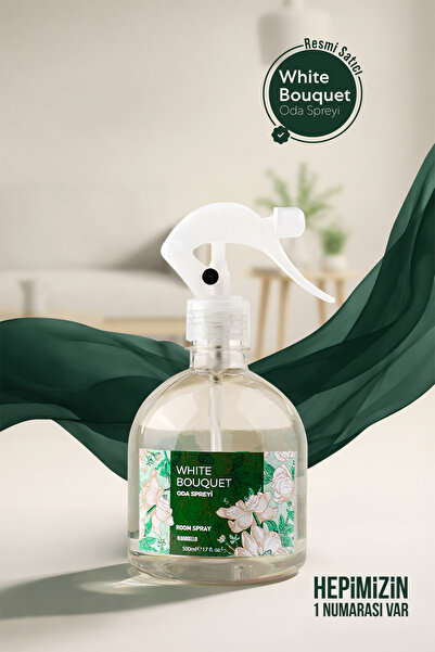 Bargello Whıte Bouquet 485 ml Plastik Sprey Ortam Kokusu