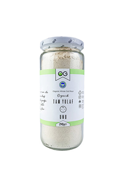 OG natural 2'li Organik Tam Yulaf Unu 240 Gr