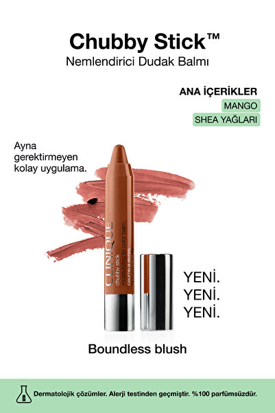 Clinique Chubby Stick™ Nemlendirici Dudak Balmı - Renk: Boundless Blush 3g | ...