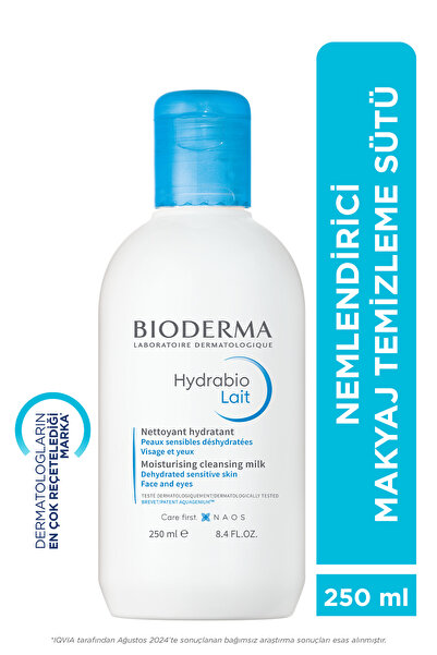 Bioderma Hydrabio Lait Milky Cleanser Temizleyici ve Makyaj Çıkarıcı Süt 250 ml