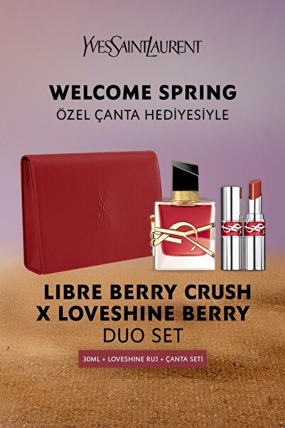 Yves Saint Laurent Libre Berry Crush 30 ml & Loveshine Berry Crush 219 Kadın ...