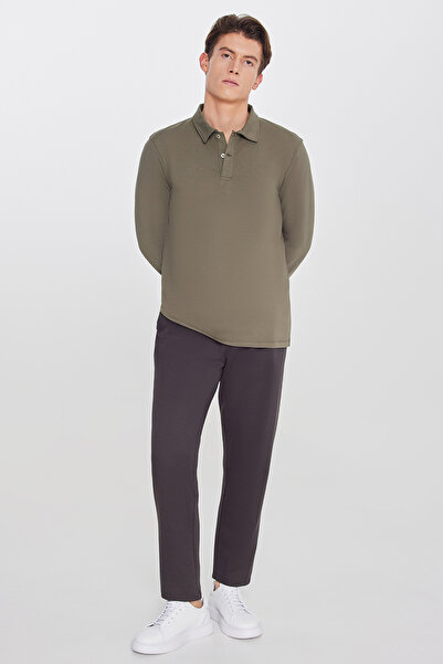 AC&Co / Altınyıldız Classics Erkek Kahverengi Pamuklu Esnek Beli Lastikli Dia...