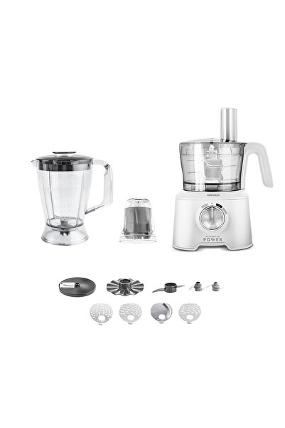 Karaca Mastermaid Power Multifunctional 10 in 1 Mutfak Robotu Matte White 2000W