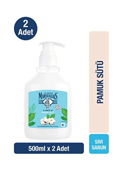 Le Petit Marseillais Pamuk Sütü Sıvı Sabun 500 Ml X 2 Adet