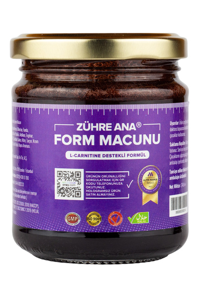 Zühre Ana L-carnitine Destekli Form Macunu Orijinal Hologramlı Ürün