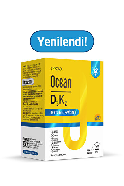 Ocean Orzax D3K2 20ml Damla