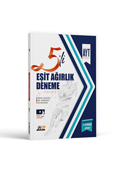 Hız ve Renk Yayınları Hız ve Renk Yayınları AYT Eşit Ağırlık 5'li Deneme Sına...