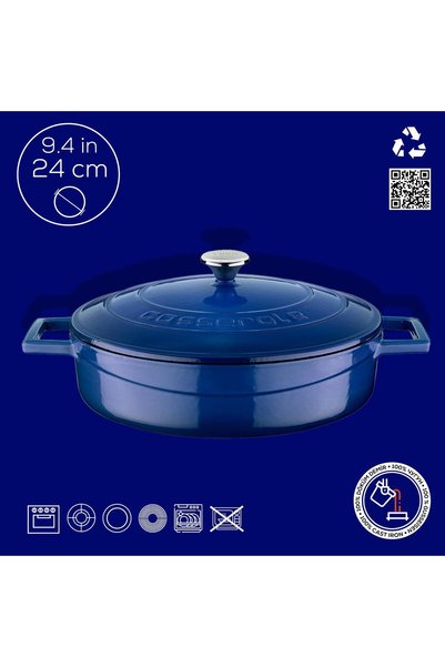 Lava Cast Iron Multi-Purpose Spring PotFolk Series Diameter(Ø)24cm