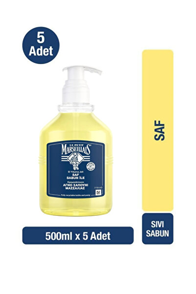 Le Petit Marseillais Saf Sıvı Sabun Zeytinyağı 500 ml x5 Avantajlı Paket