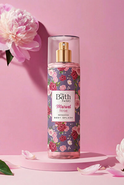 THE BATH FACTORY Marvel Rose Duş Jeli + Vücut Spreyi