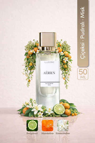 ILLUSIONE FRAGRANCE Aérien Edp Kadın Parfüm 50ml | Çiçeksi-pudralı-misk | Mel...