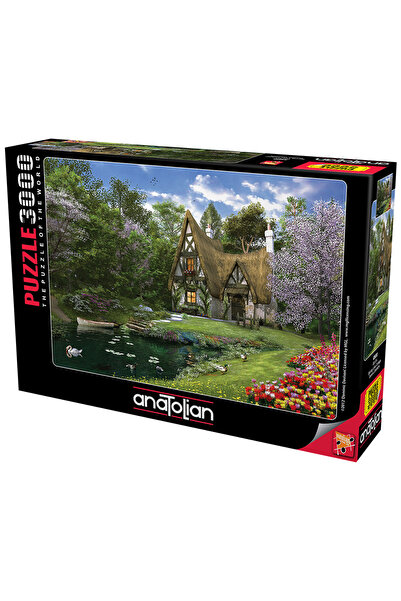 Anatolian Puzzle 3000 Parça Yapboz Puzzle - Göl Evi 4900