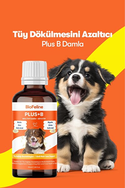 BioFeline Tüy Dökülmesi Azaltıcı ve Deri Sağlığı Destekleyici Köpekler İçin B...