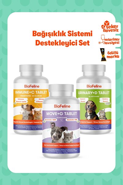 BioFeline Eklem, İdrar Yolu ve Bağışıklık Problemleri Destekleyici Evcil Hayv...