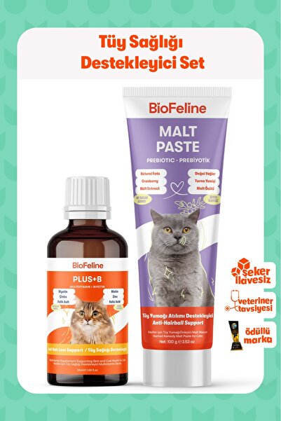 BioFeline Tüy Dökülmesi ve Sindirim Problemleri Azaltıcı Kediler İçin Prebiyo...
