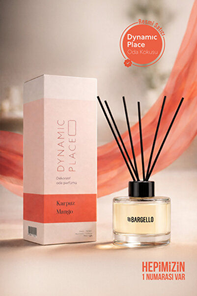 Bargello DYNAMIC PLACE Karpuz Mango 120 ml Dekoratif Ortam Kokusu Bambu Çubuklu