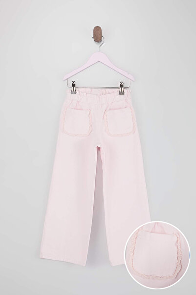 TRENDYOLKIDS Розови дънки с еластична талия за момичета TKDSS26PL00007