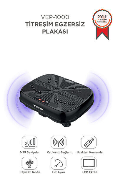Torima Egzersiz Aleti Kumandalı Yüksek Titreşimli Programlı Kondisyon Aleti V...