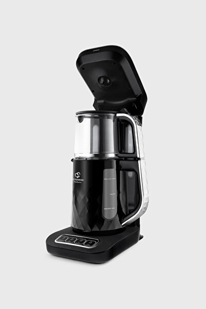 Karaca Robotea Pro Quartz 4 in 1 Konuşan Çay Makinesi Black Chrome