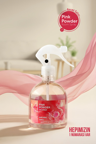 Bargello Pınk Powder 500 ml Plastik Sprey Ortam Kokusu