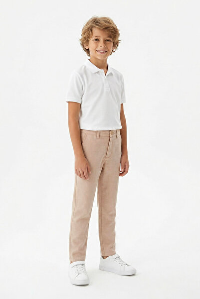 TRENDYOLKIDS Pantalone za Eid od običnog tkanog platna za dečaka Stone Boy TK...