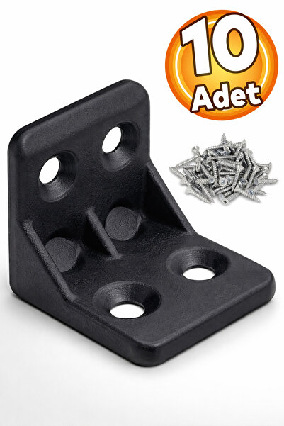 Badem10 Mobilya Eşya Dolap Köşebent Bağlantı Sabitleme Sabitleyici L Gönye 25...