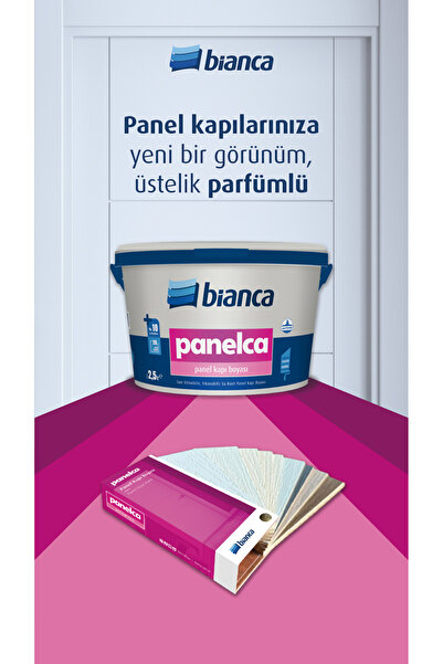 Bianca Stella Su Bazlı Panel Kapı Boyası Parfümlü BEYAZ