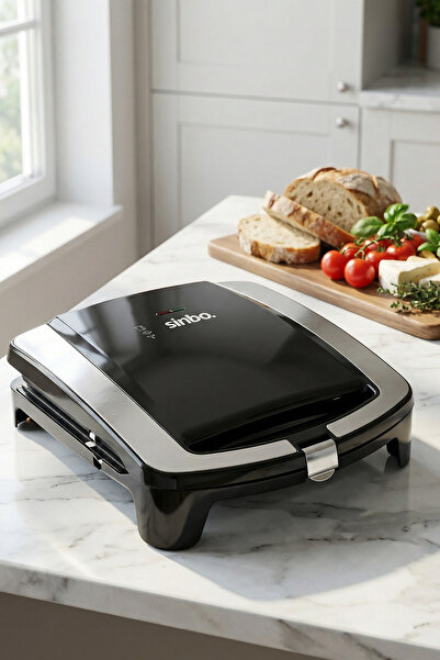 Sinbo Tost Makinesi SSM-2587 750 W Teflon Yüzey ile Yapışmaz ve Kolay Temizle...