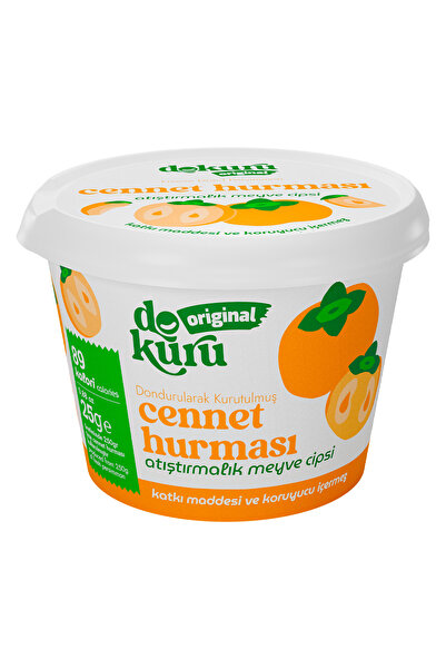 dokuru Cennet Hurması Kuru Meyve Cipsi - Dondurularak Kurutulmuş Freeze Dried...