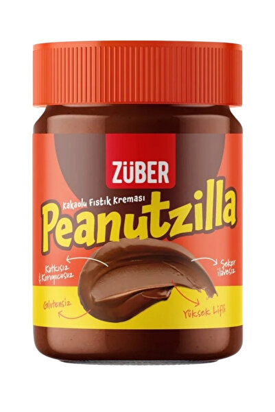 Züber Peanutzilla Kakaolu Fıstık Ezmesi 315 Gr