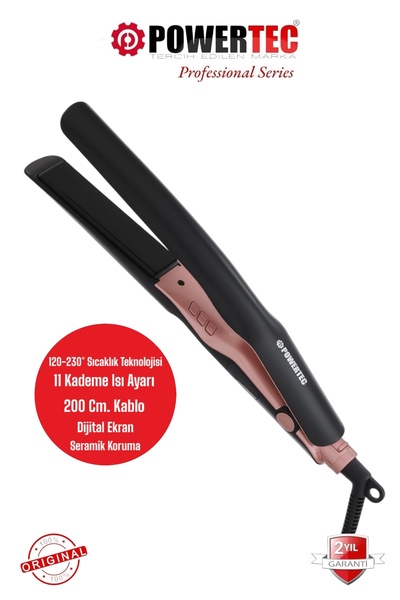 POWERTEC TR-2810 Seramik Saç Düzleştirici