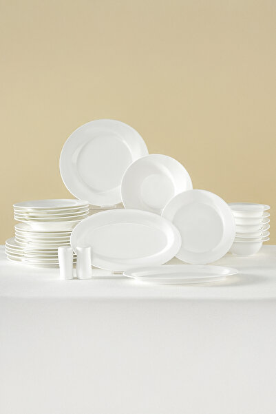 Karaca X Sarıyer Design Vortex Fine Pearl 28 Parça 6 Kişilik Yemek Takımı