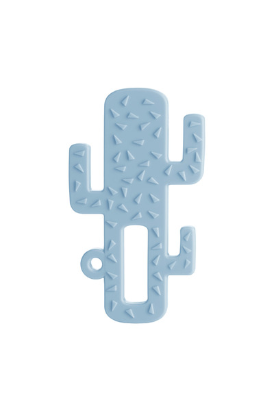 OiOi Kaktüs Silikon Diş Kaşıyıcı Mavi 3 Ay+