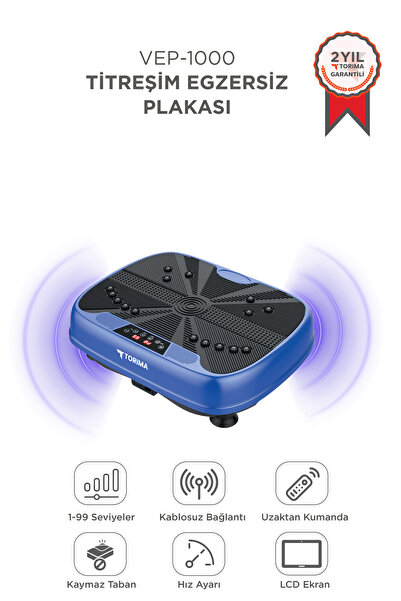 Torima Egzersiz Aleti Kumandalı Yüksek Titreşimli Programlı Kondisyon Aleti V...