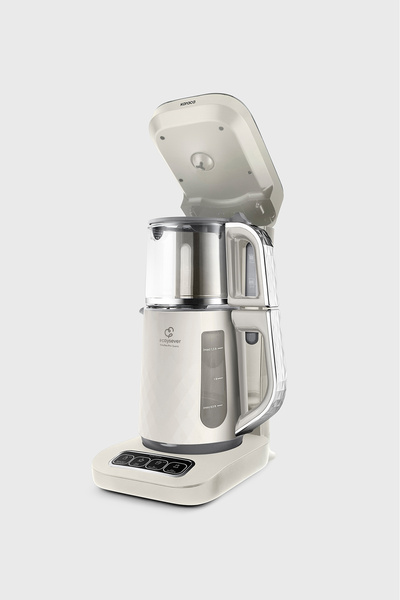 Karaca Çaysever Robotea Pro Quartz 4 in 1 Konuşan Çay Makinesi Creamy