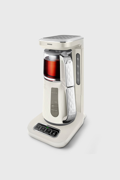 Karaca Çaysever Robotea Pro Quartz 4 in 1 Konuşan Çay Makinesi Creamy