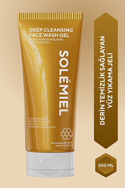Solemiel Yağlı ve Akneye Eğilimli Ciltler için Arındırıcı Bal ve Propolis Özl...