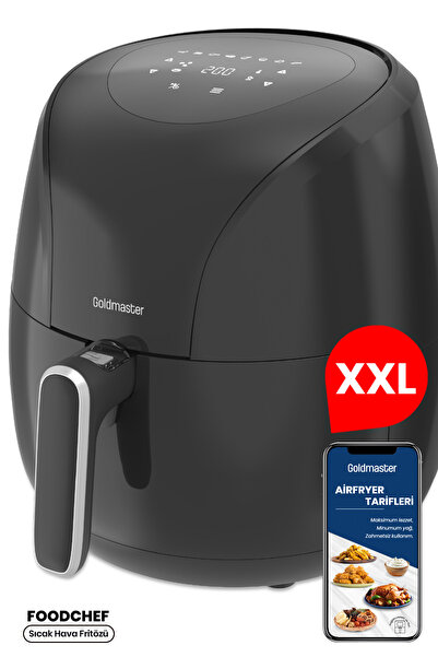 GOLDMASTER Foodchef 2000 Watt Yüksek Güç Geniş Xxl Dokunmatik Airfryer Yağsız...