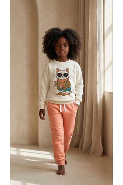 Katia&Bony Devojčina mačka Sa deznom trenerka sa naočarima