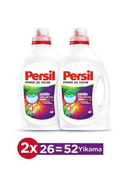 Persil Sıvı Çamaşır Deterjanı 2 x 1690ml (52 Yıkama) Color